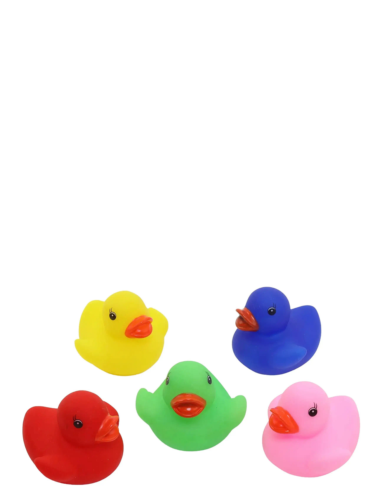 RÄTT START Bathtoys, Regenbogen Ducks, 5-Pack Gelb - One Size - Kinder