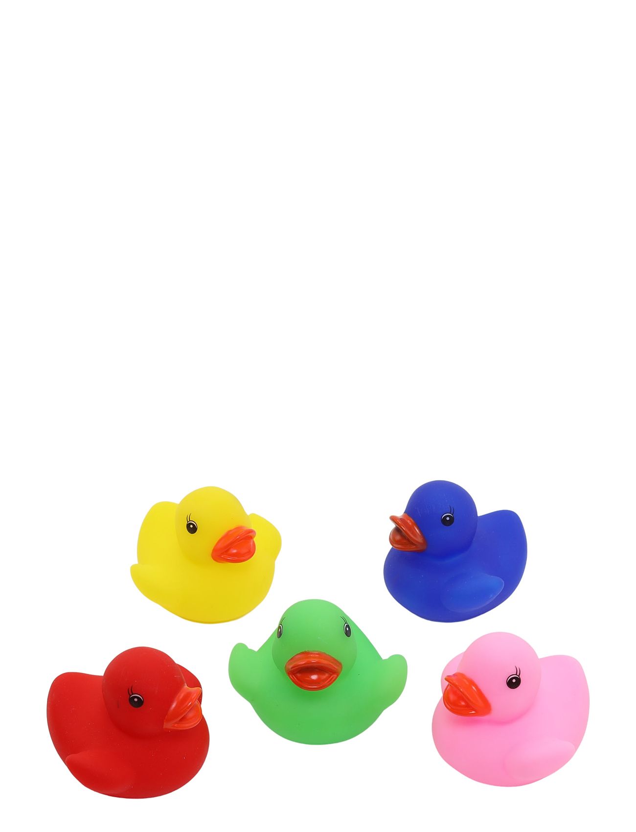 Bathtoys, Rainbow Ducks, 5-Pack Toys Bath & Water Toys Bath Toys Multi/mönstrad Rätt Start