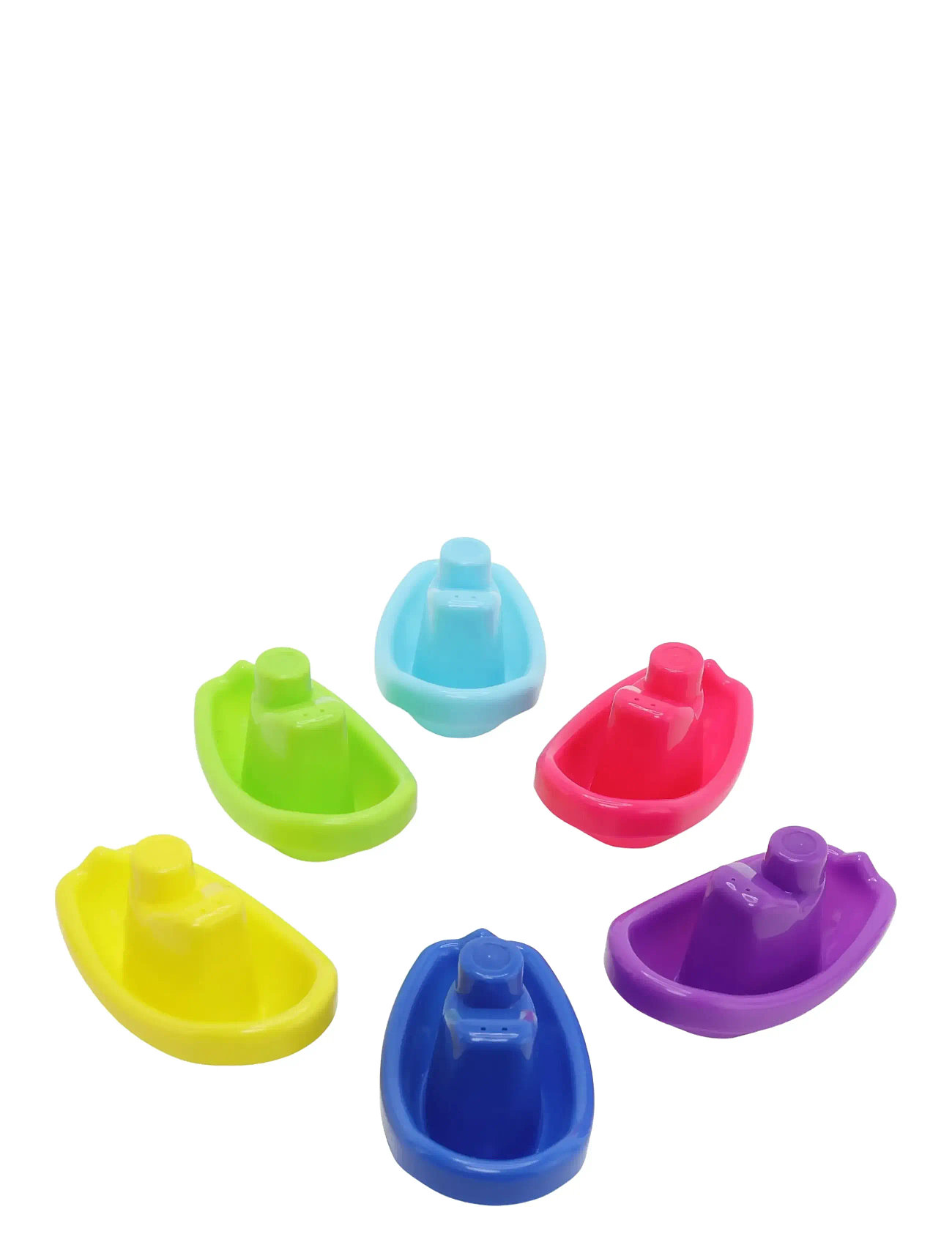 RÄTT START Bathtoys, Boats, 6-Pack Patterned - One Size - Kinder