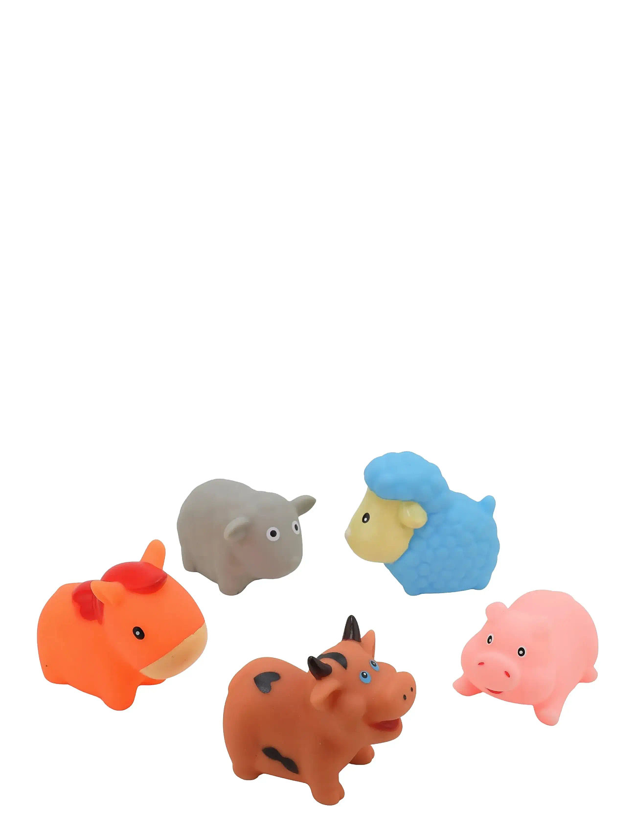 RÄTT START Bathtoys, Farm Animals, 5-Pack Patterned - One Size - Kinder