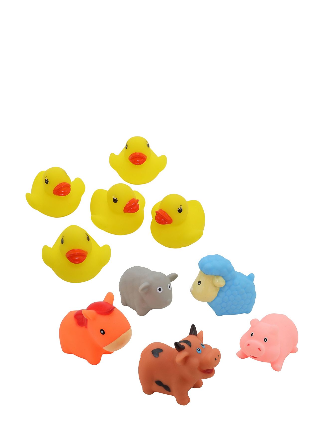 E-Packages, Bathtoys, Farm Animals + Ducks Toys Bath & Water Toys Bath Toys Multi/mönstrad Rätt Start