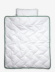 Quilt and pillow ECO,  stroller/cot - WHITE