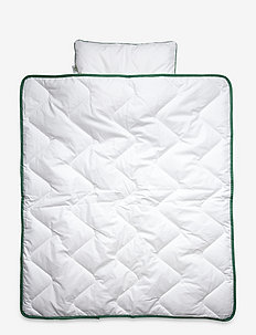 Quilt and pillow ECO,  stroller/cot - duvets - white