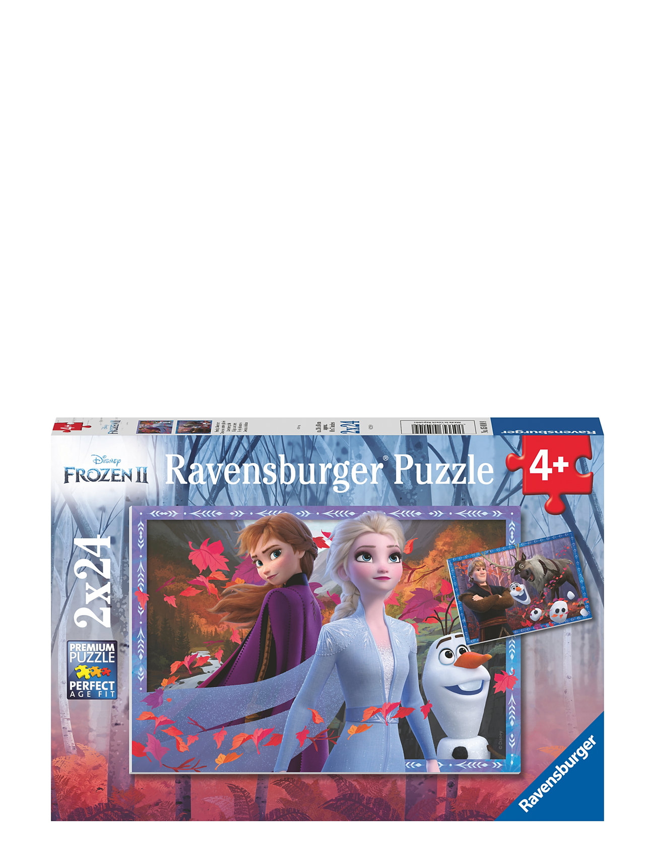 Frozen 2 Frosty Adventures 2X24P Toys Puzzles And Games Puzzles Classic Puzzles Multi/patterned Ravensburger