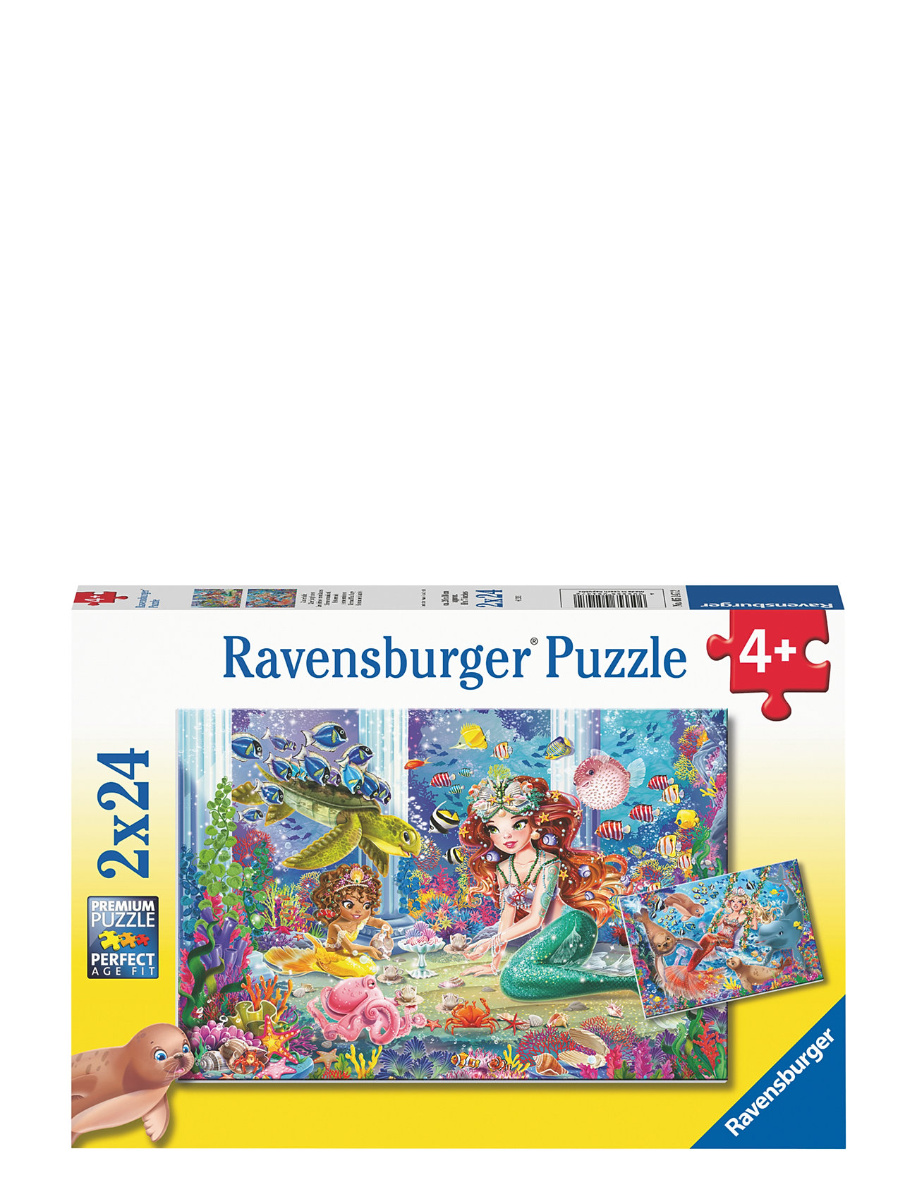 Mermaid Tea Party 2X24P Toys Puzzles And Games Puzzles Classic Puzzles Multi/patterned Ravensburger