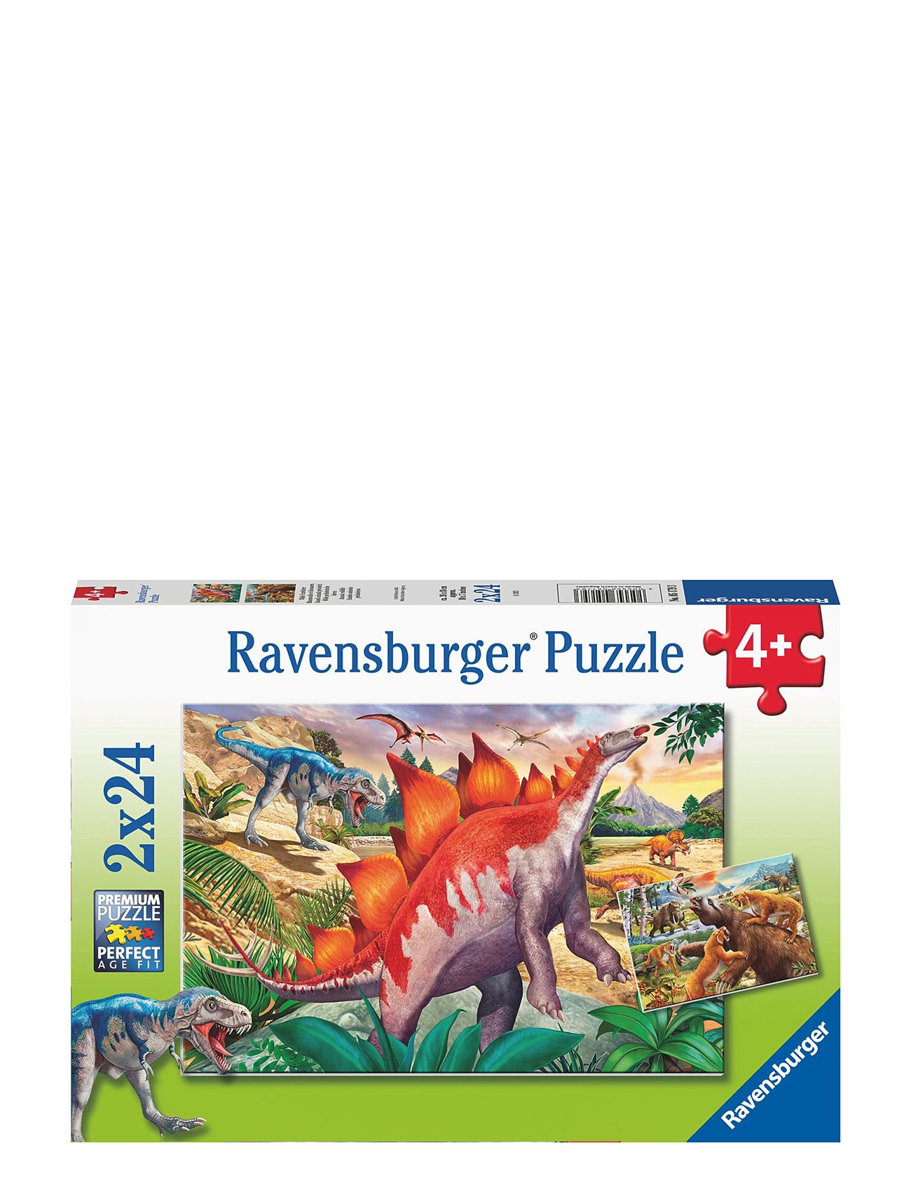 Jurassic Wildlife 2X24P Toys Puzzles And Games Puzzles Classic Puzzles Multi/patterned Ravensburger