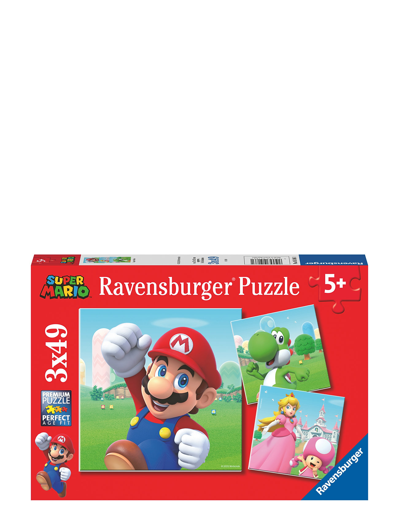 Super Mario 3X49P Toys Puzzles And Games Puzzles Classic Puzzles Multi/patterned Ravensburger