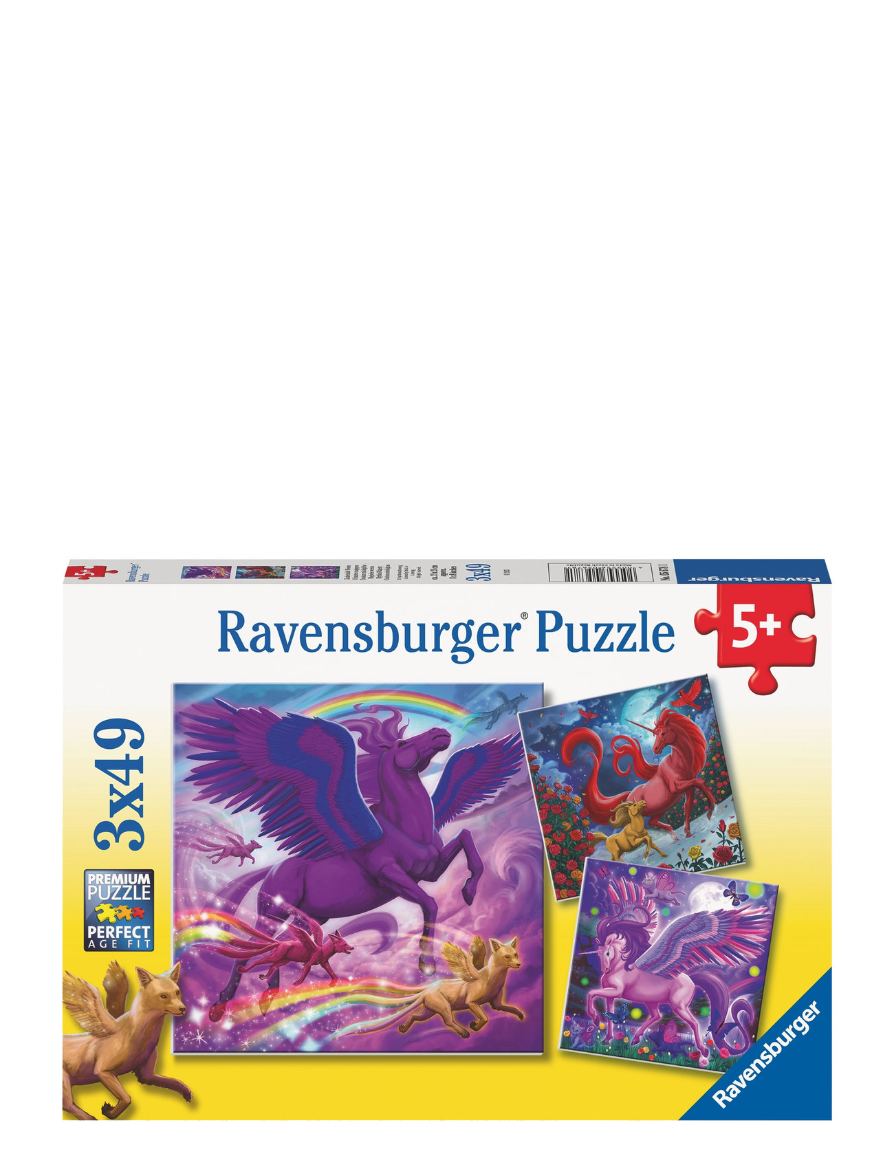 Mythical Majesty 3X49P Toys Puzzles And Games Puzzles Classic Puzzles Multi/patterned Ravensburger