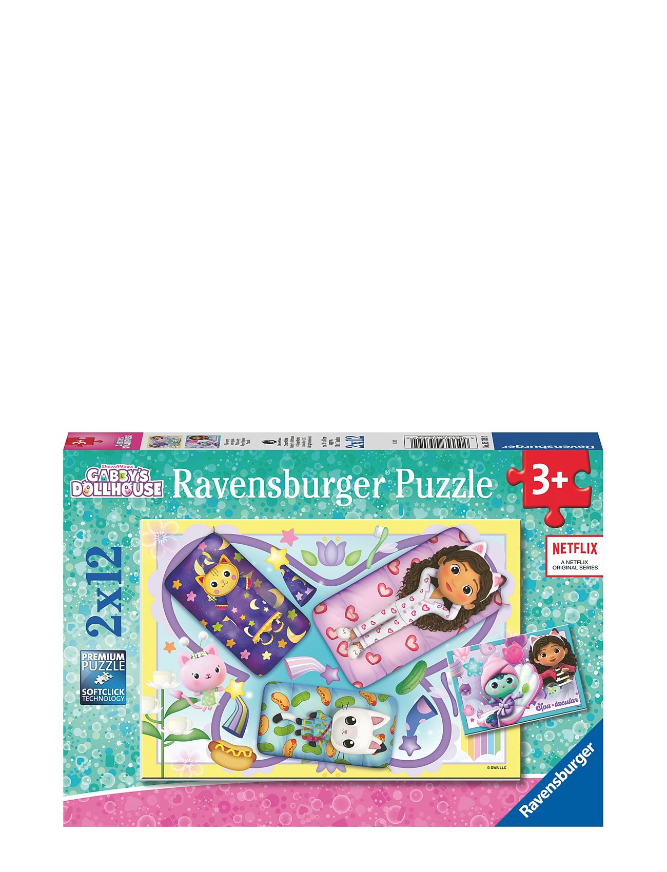 Gabby's Dollhouse 2X12P Toys Puzzles And Games Puzzles Classic Puzzles Multi/patterned Ravensburger