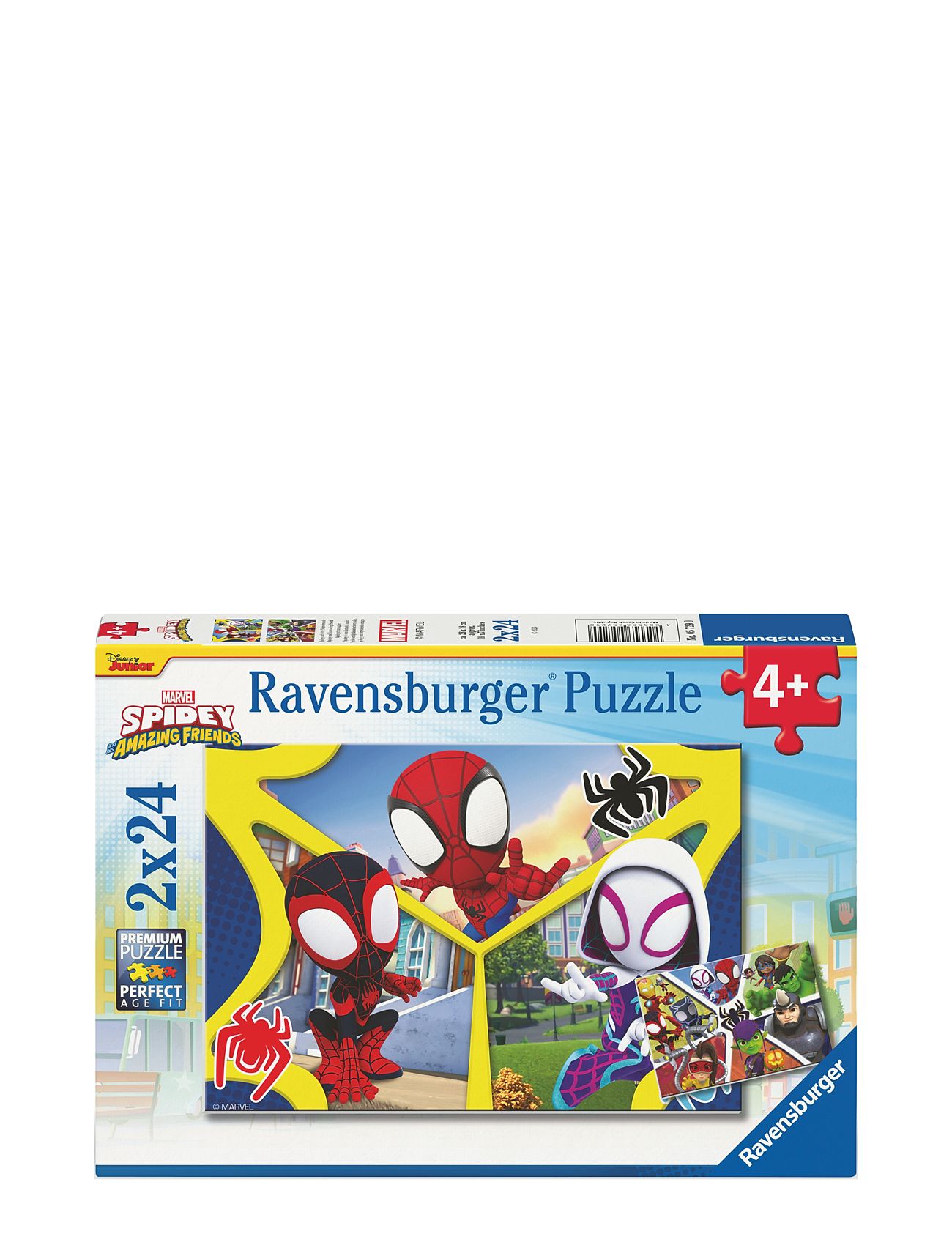 Spidey And Amazing Friends 2X24P Toys Puzzles And Games Puzzles Classic Puzzles Multi/patterned Ravensburger