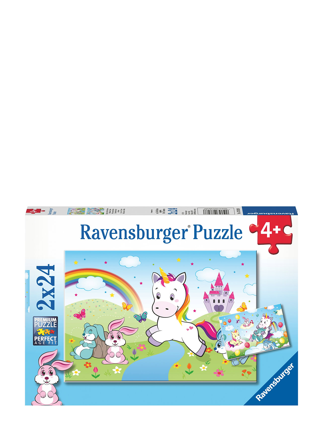 Unicorn 2X24P Toys Puzzles And Games Puzzles Classic Puzzles Multi/patterned Ravensburger