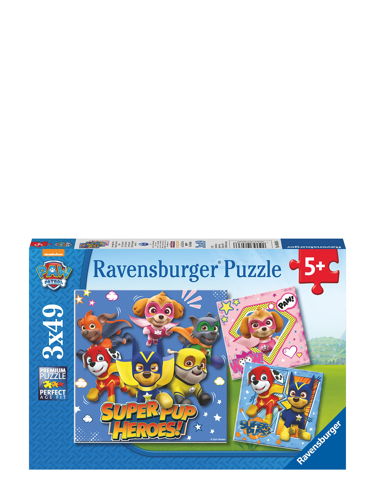 Paw Patrol Super Pups 3X49P Toys Puzzles And Games Puzzles Classic Puzzles Multi/patterned Ravensburger