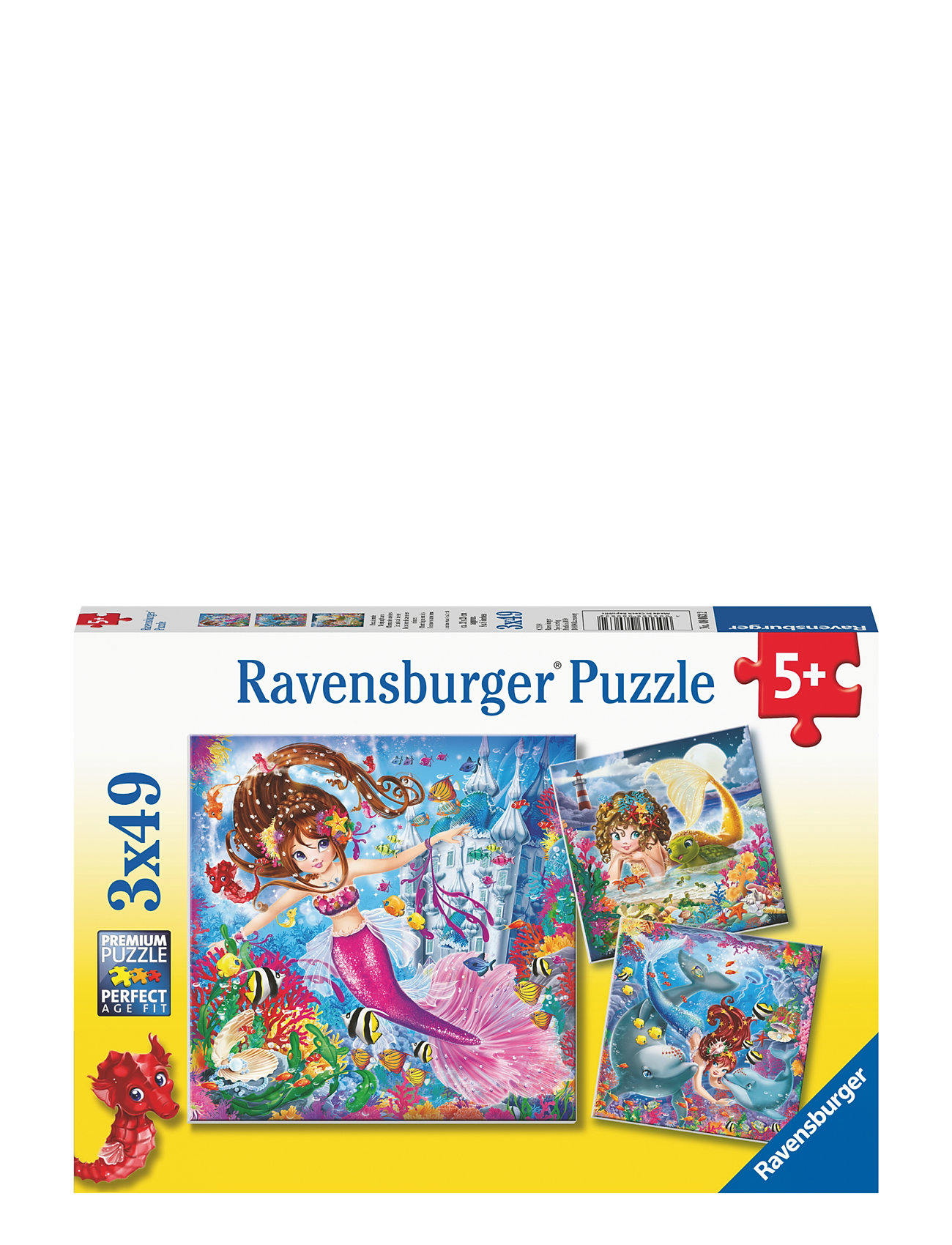 Charming Mermaids 3X49P Toys Puzzles And Games Puzzles Classic Puzzles Multi/patterned Ravensburger