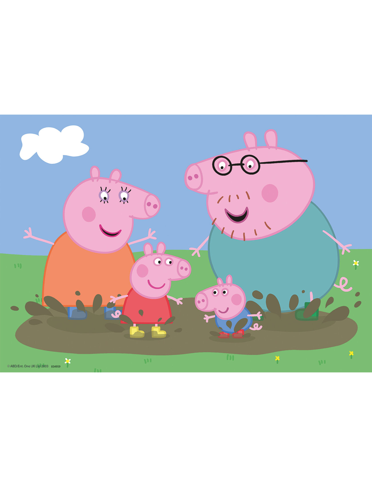 Ravensburger Peppa Pig Happy Family Life 2x24p - Palapelit & pelit -  