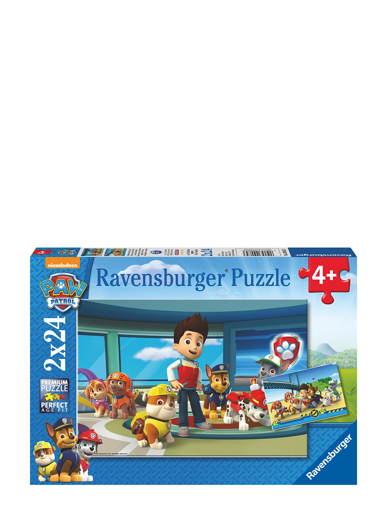 Paw Patrol Helpful Good Noses 2X24P Toys Puzzles And Games Puzzles Classic Puzzles Multi/patterned Ravensburger