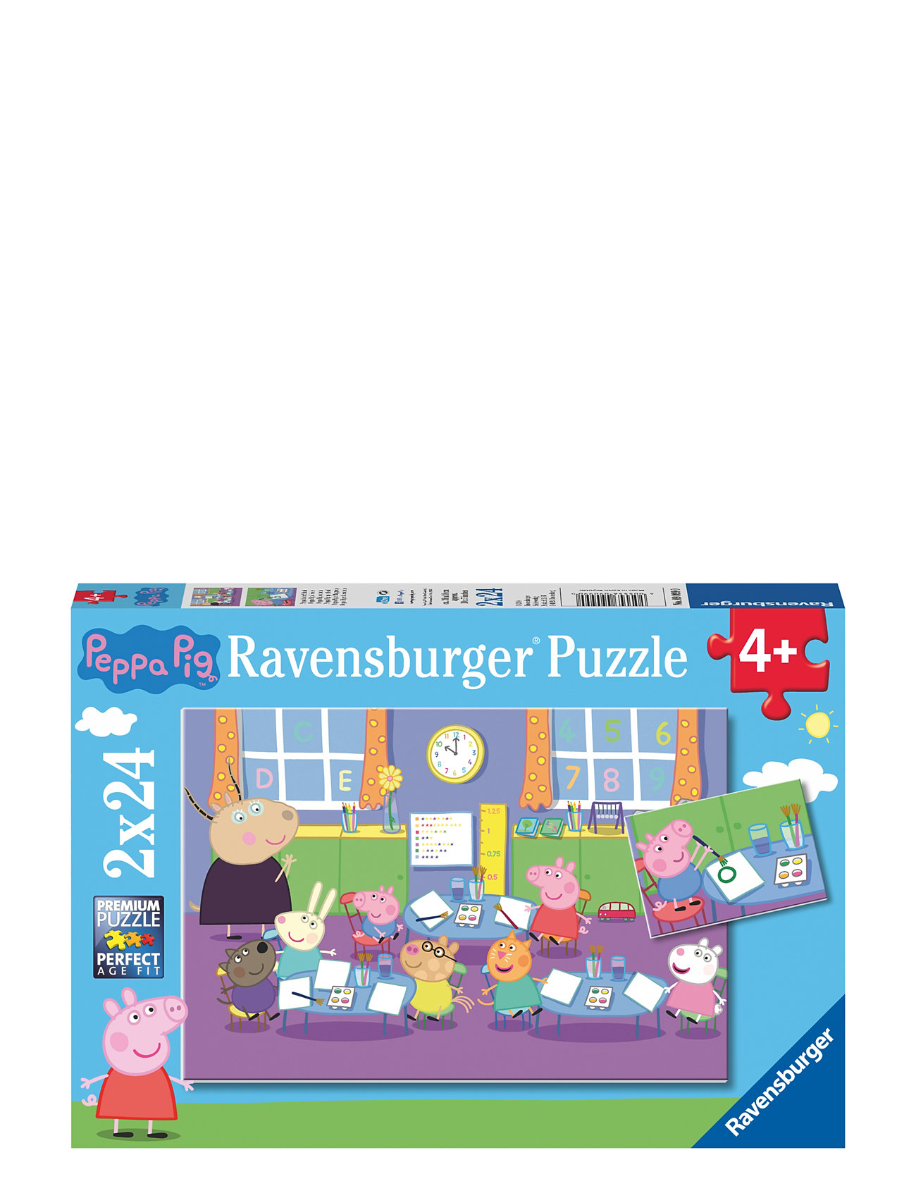 Peppa Pig 2X24P Toys Puzzles And Games Puzzles Classic Puzzles Multi/patterned Ravensburger