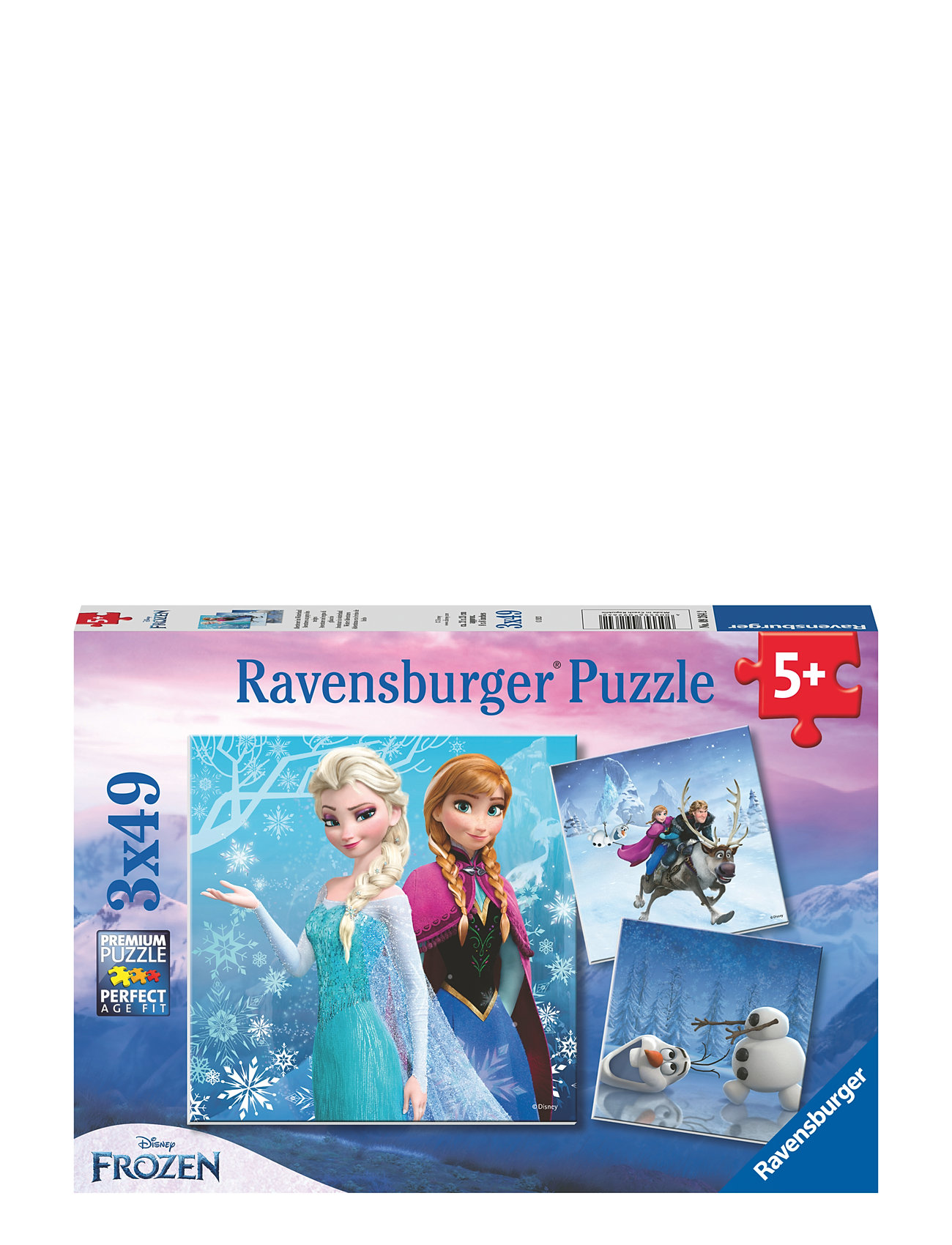 Winter Adventures - 3X49P Toys Puzzles And Games Puzzles Classic Puzzles Multi/patterned Ravensburger