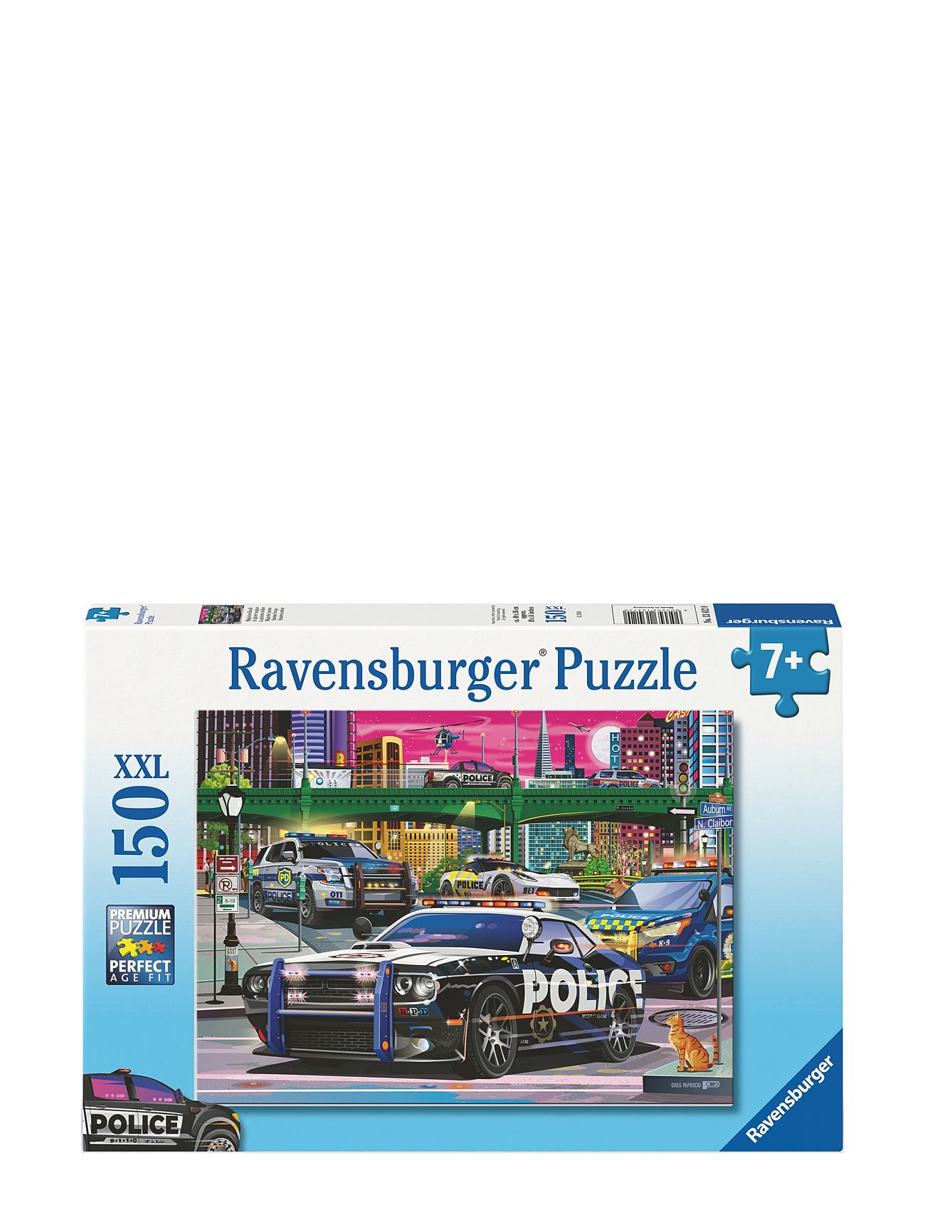 Police On Patrol 150P Toys Puzzles And Games Puzzles Classic Puzzles Multi/patterned Ravensburger