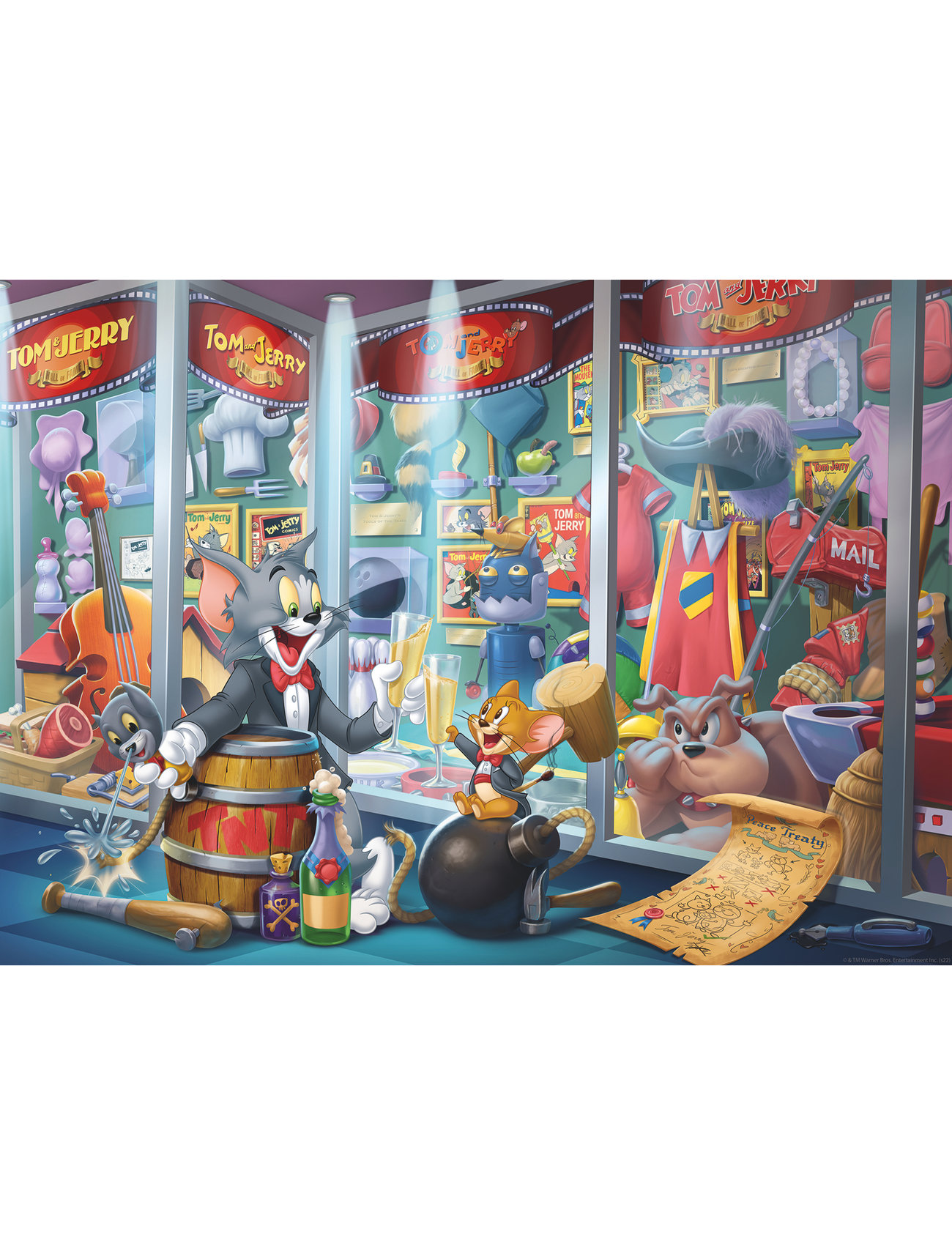 Ravensburger Tom & Jerry Hall Of Fame 1000p - Palapelit & pelit 