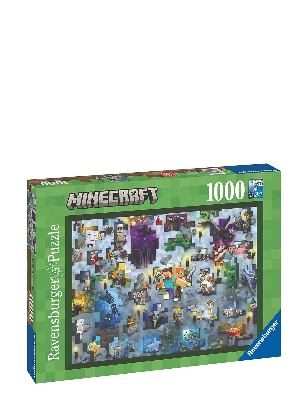 Minecraft Mobs 1000P Toys Puzzles And Games Puzzles Classic Puzzles Multi/patterned Ravensburger