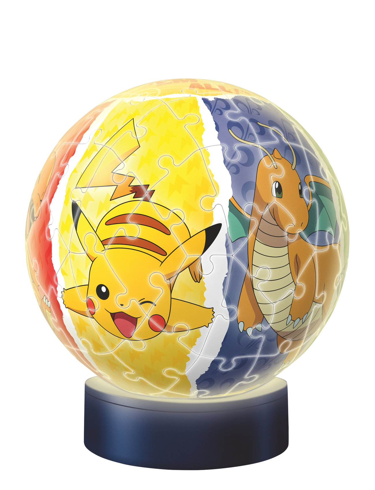 Pokémon Night Light 72P Toys Puzzles And Games Puzzles 3d Puzzles Multi/patterned Ravensburger