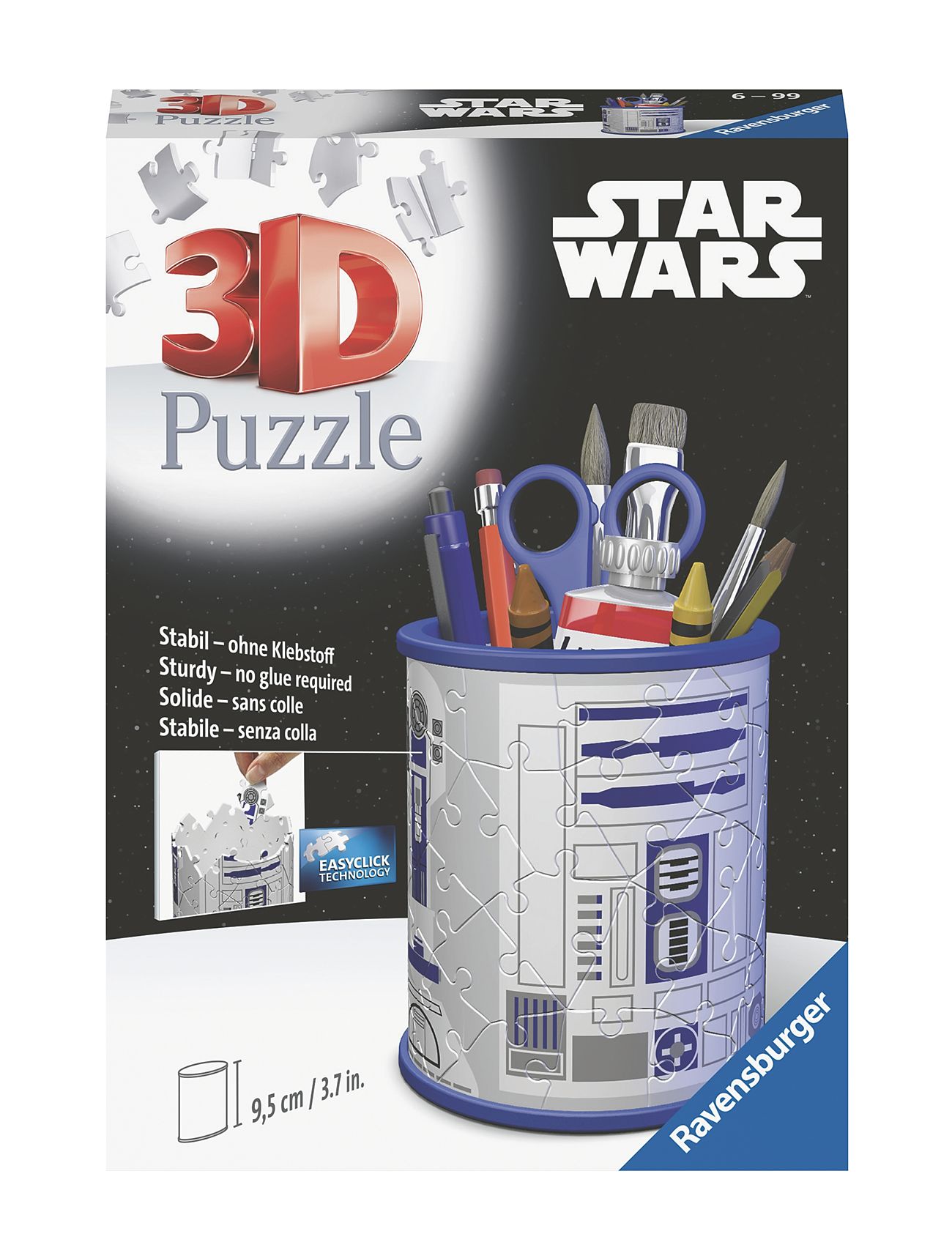 Star Wars R2D2 Pencil Cup 54P Toys Puzzles And Games Puzzles 3d Puzzles Multi/patterned Ravensburger