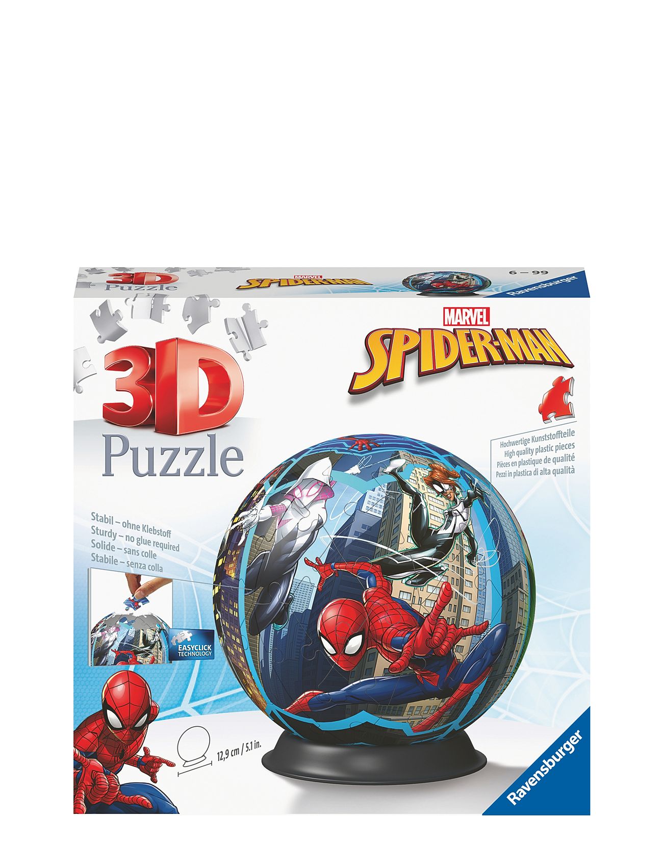 Spider-Man 72P Toys Puzzles And Games Puzzles 3d Puzzles Multi/patterned Ravensburger