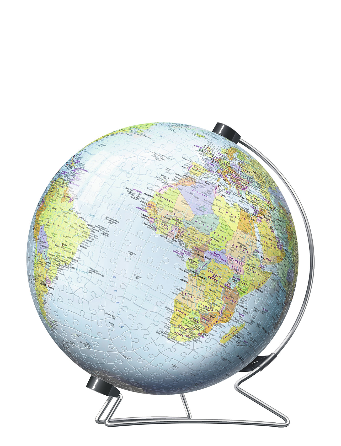 World Globe 540P Pb Toys Puzzles And Games Puzzles 3d Puzzles Multi/patterned Ravensburger