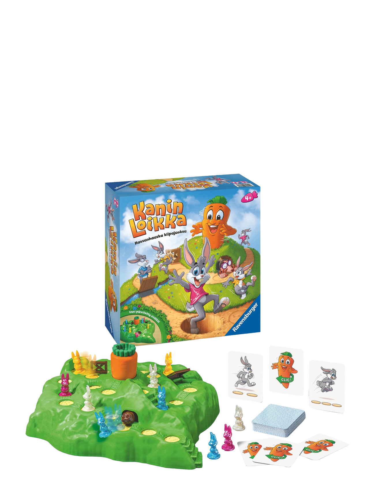 Kanin Loikka Deluxe Fi/Sv Toys Puzzles And Games Games Board Games Multi/patterned Ravensburger