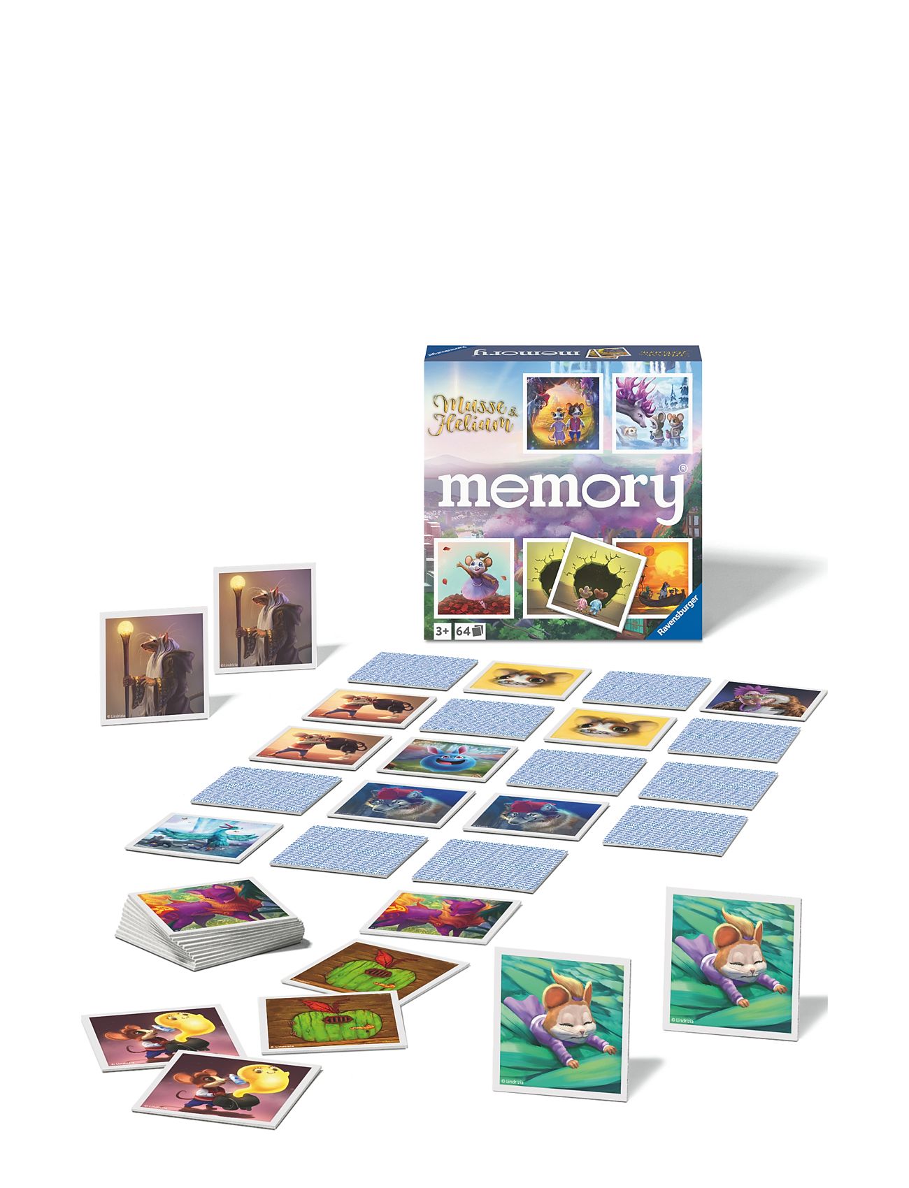Musse&Helium Memory® Toys Puzzles And Games Games Memory Multi/patterned Ravensburger