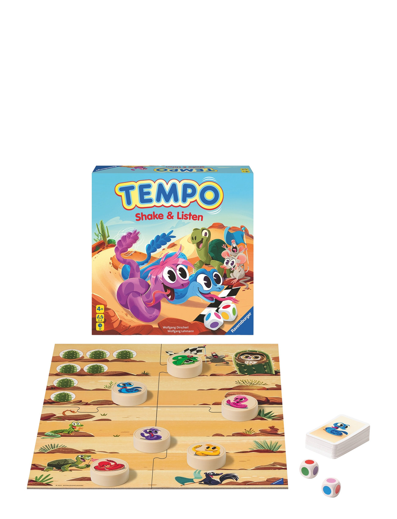 Tempo Snail Rattle Snake Toys Puzzles And Games Games Board Games Multi/patterned Ravensburger