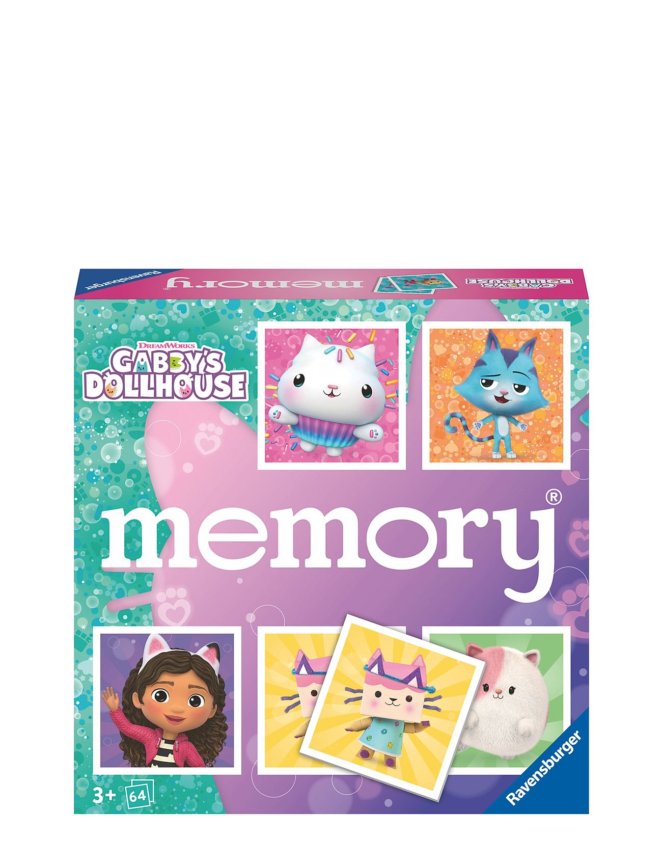 Gabby's Dollhouse Memory® Toys Puzzles And Games Games Memory Multi/patterned Ravensburger