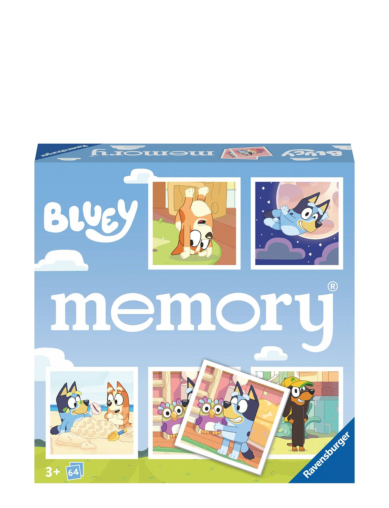 Bluey Memory® Toys Puzzles And Games Games Memory Multi/patterned Ravensburger