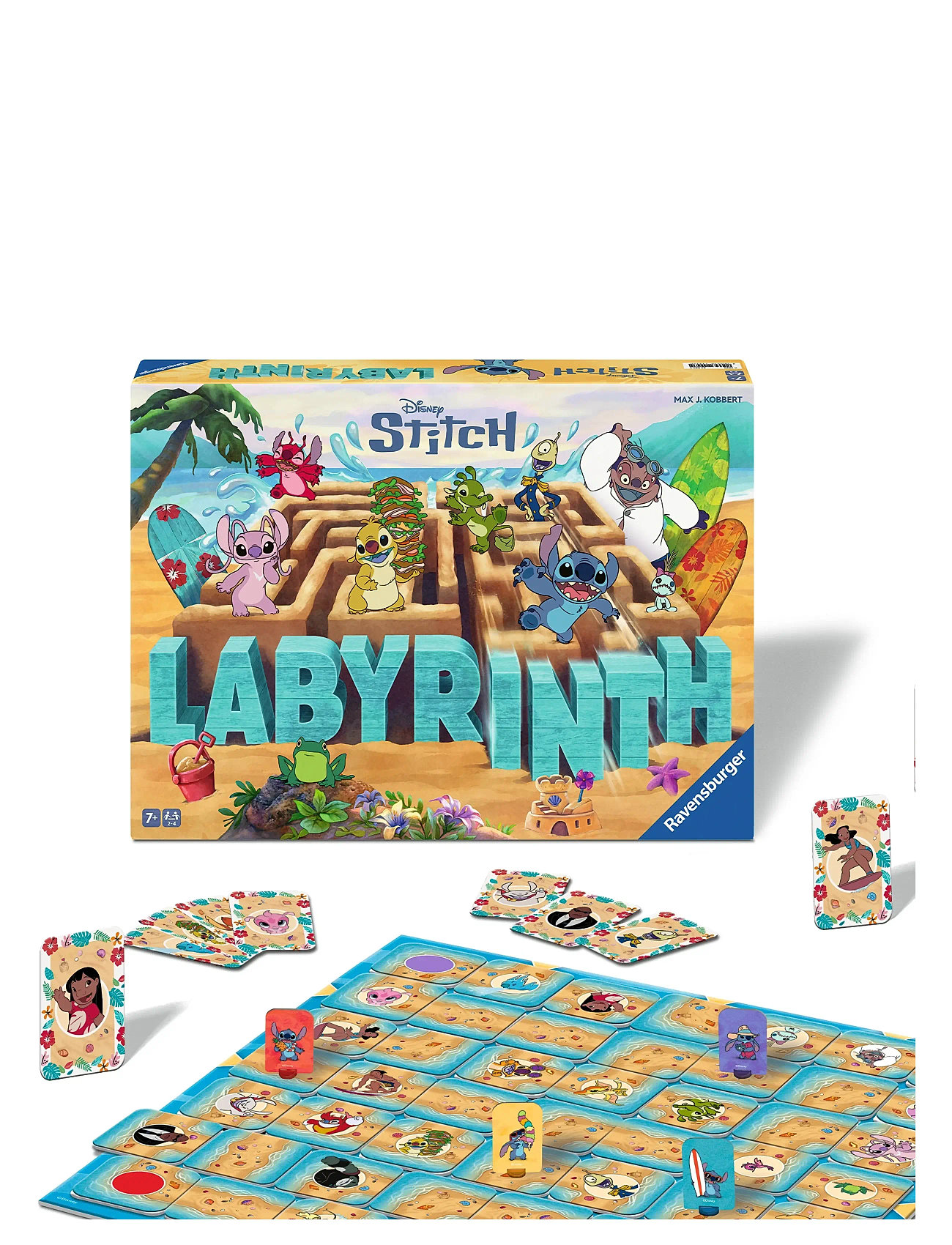 Ravensburger Labyrinth Stitch Sv/Da/No/Fi/Is, SWEDISH, Beige, Spil > Brætspil, Børn