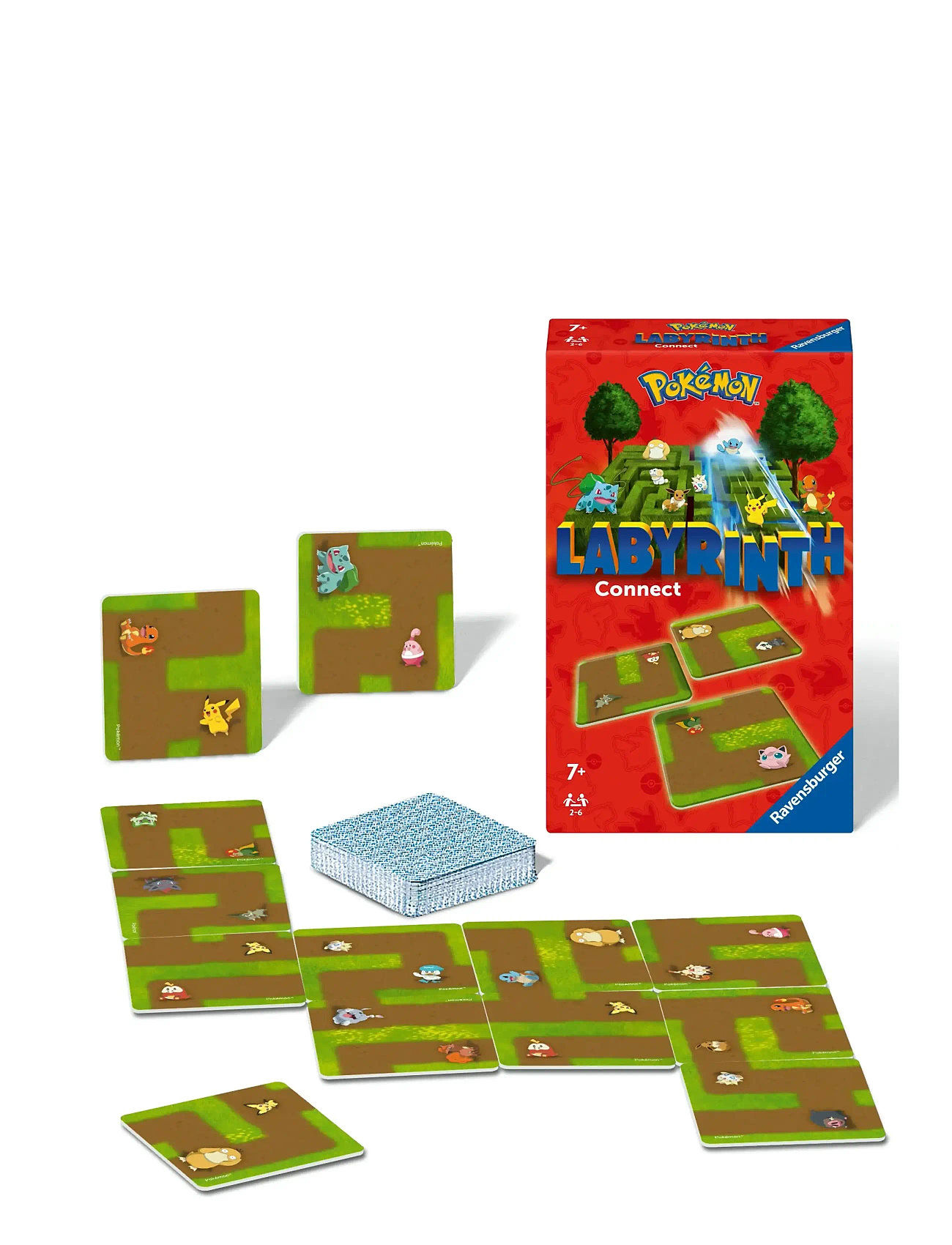 Ravensburger Pokémon Labyrinth Connect Sv/No/Da/Fi, SWEDISH, Multi/patterned, Spil > Brætspil, Børn