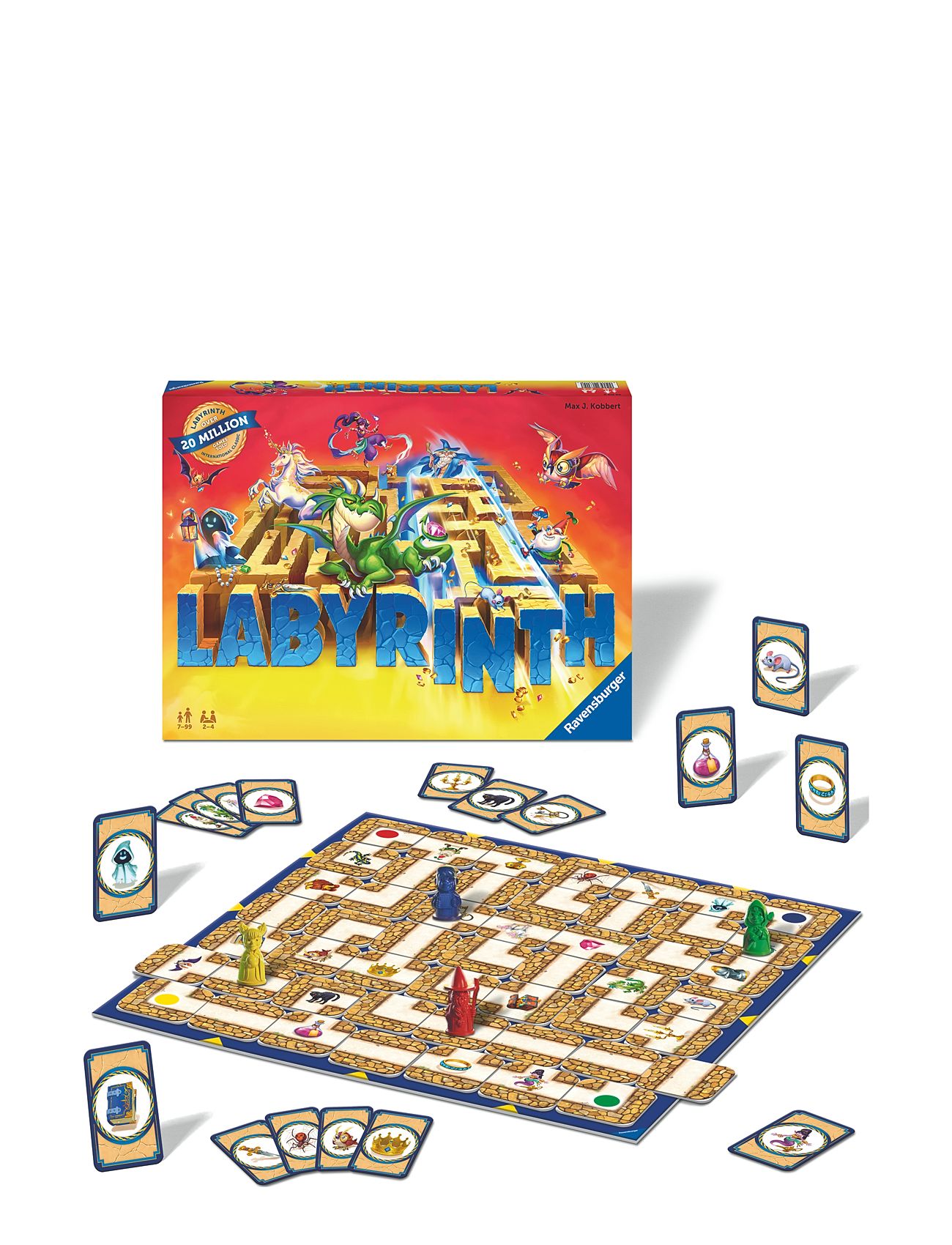 Labyrinth Toys Puzzles And Games Games Board Games Multi/patterned Ravensburger