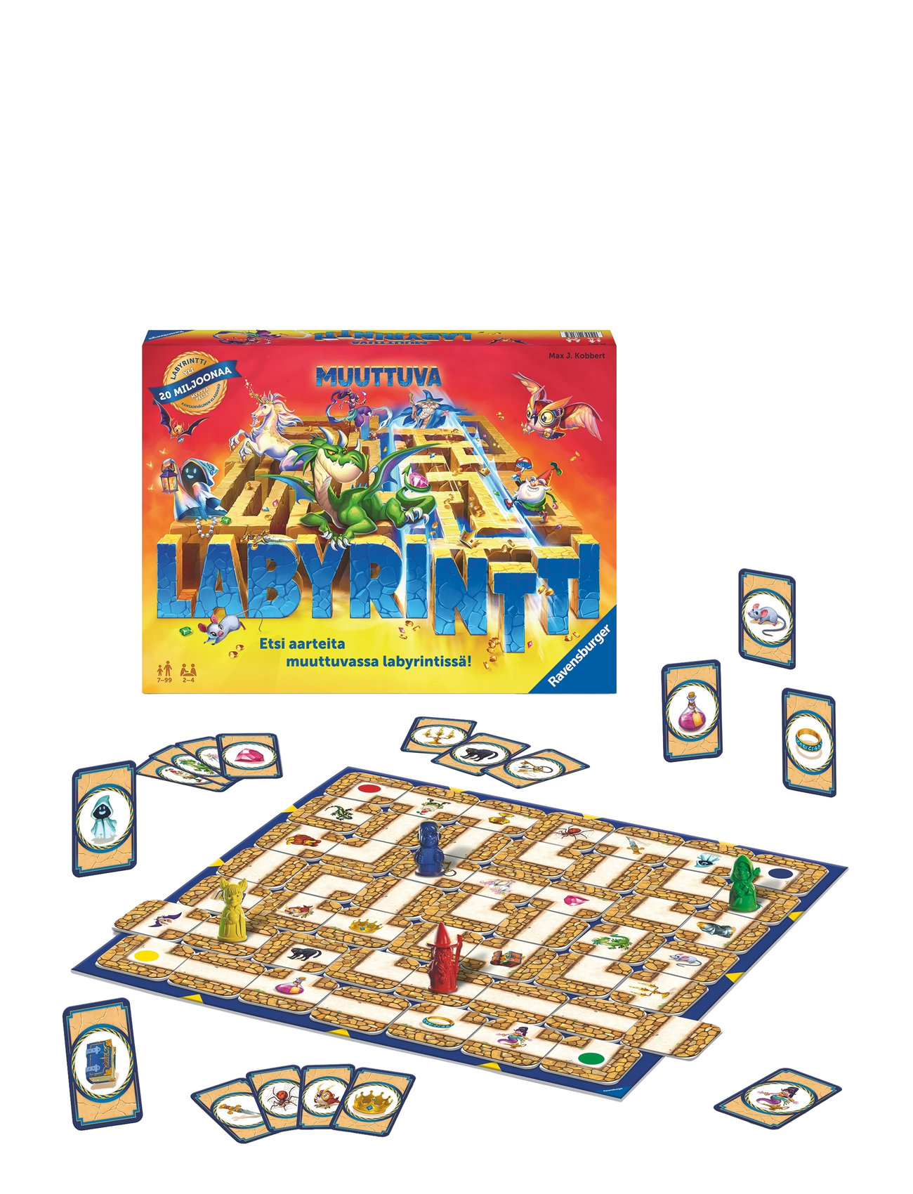 Muuttuva Labyrintti Fi Toys Puzzles And Games Games Board Games Multi/patterned Ravensburger