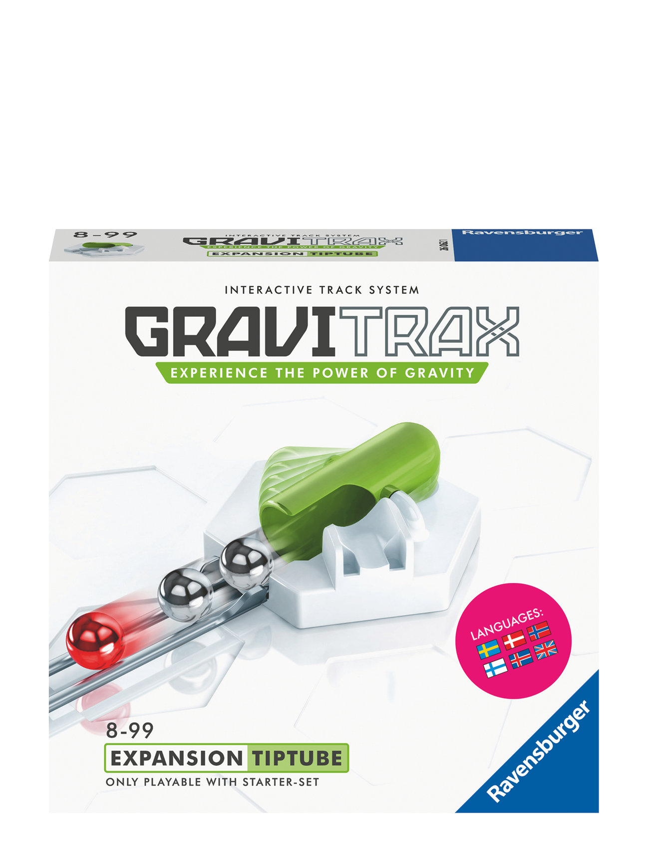 Gravitrax Tiptube Toys Building Sets & Blocks Ball Tracks Multi/patterned Ravensburger