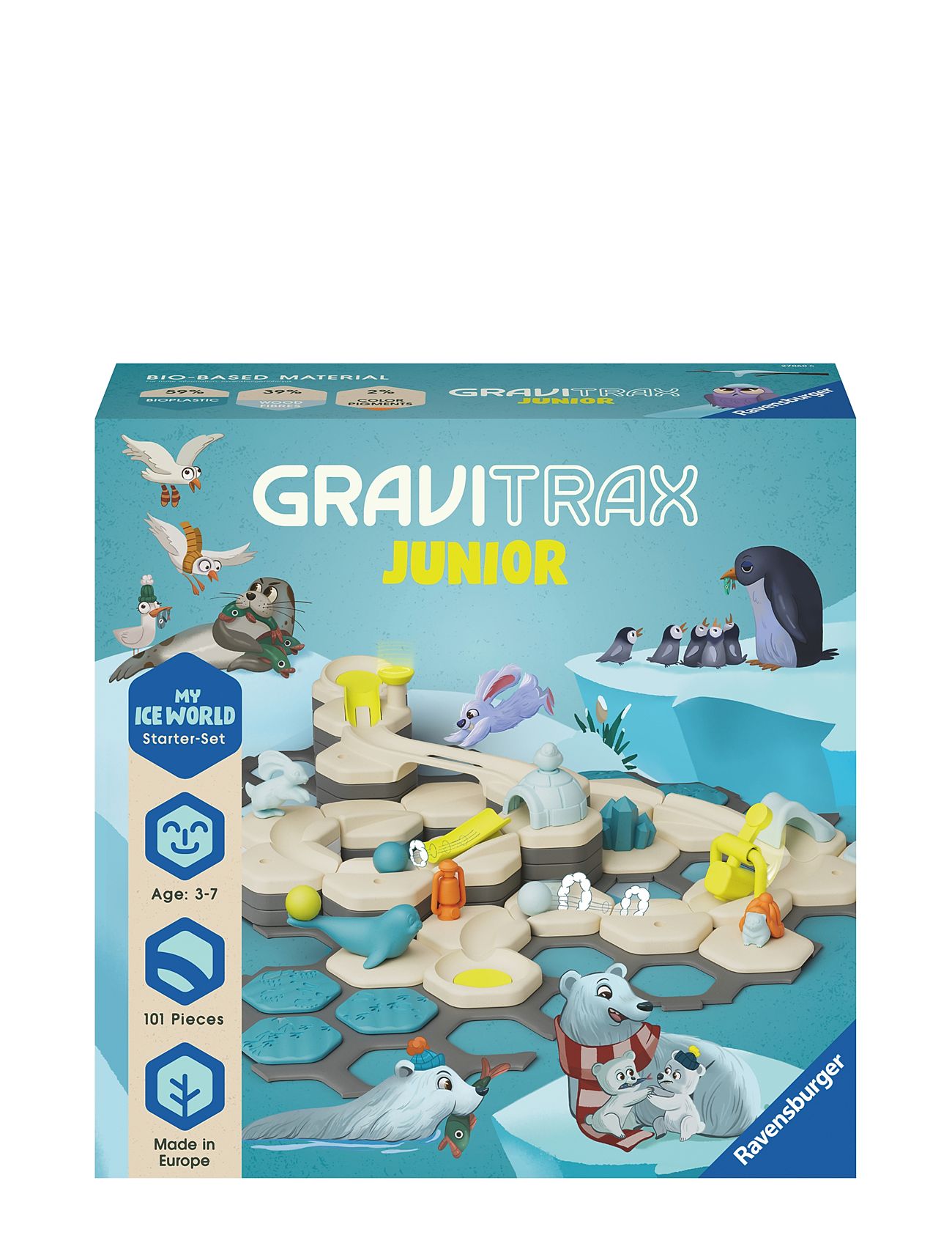 Gravitrax Junior Starter-Set Ice Toys Puzzles And Games Games Board Games Multi/patterned Ravensburger