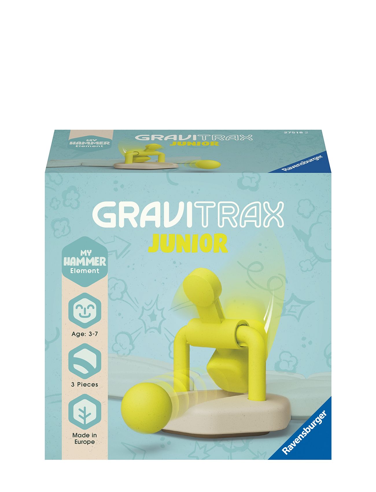 Gravitrax Junior Element Hammer Toys Experiments And Science Multi/patterned Ravensburger