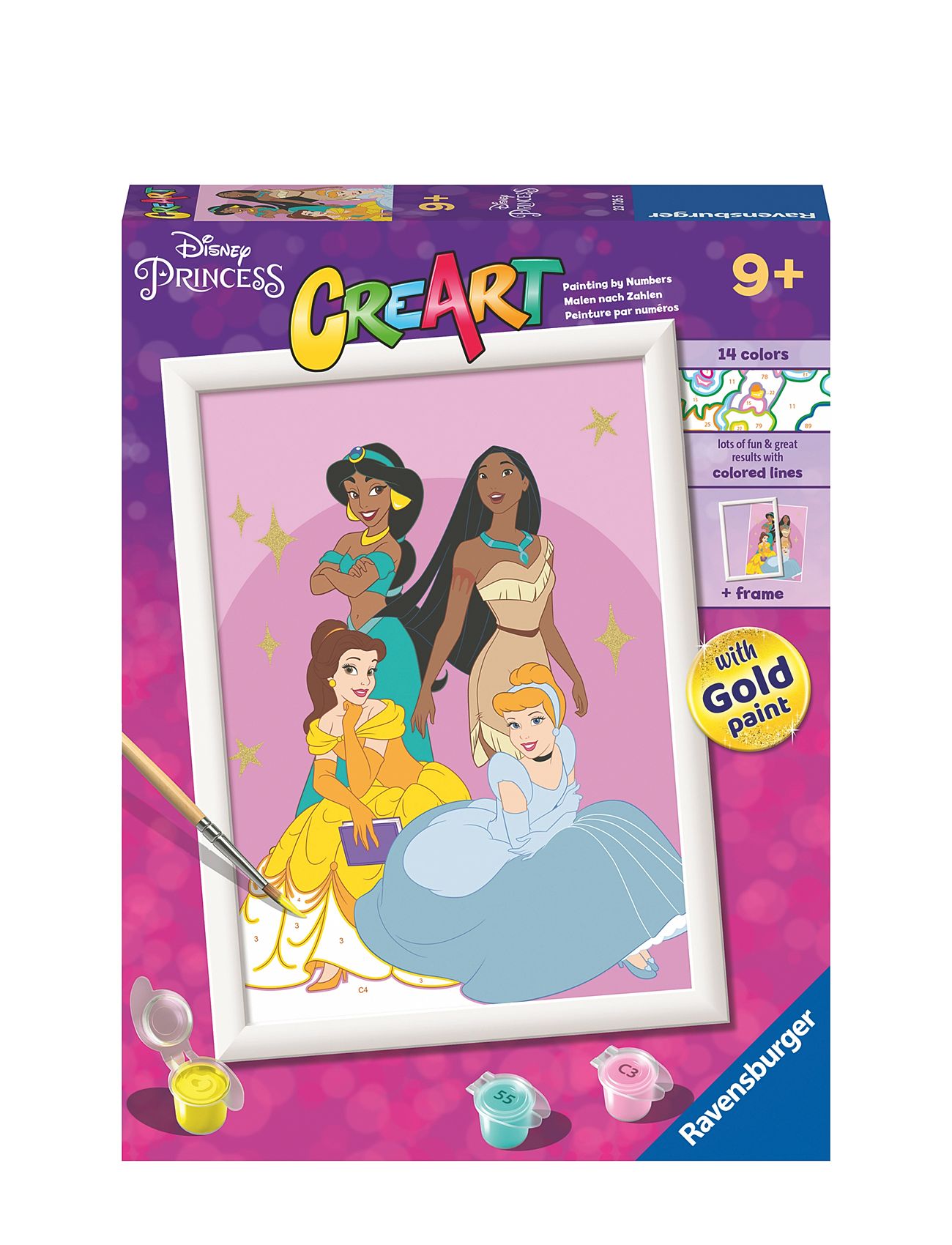 Creart Disney Princess Toys Puzzles And Games Puzzles Classic Puzzles Multi/patterned Ravensburger