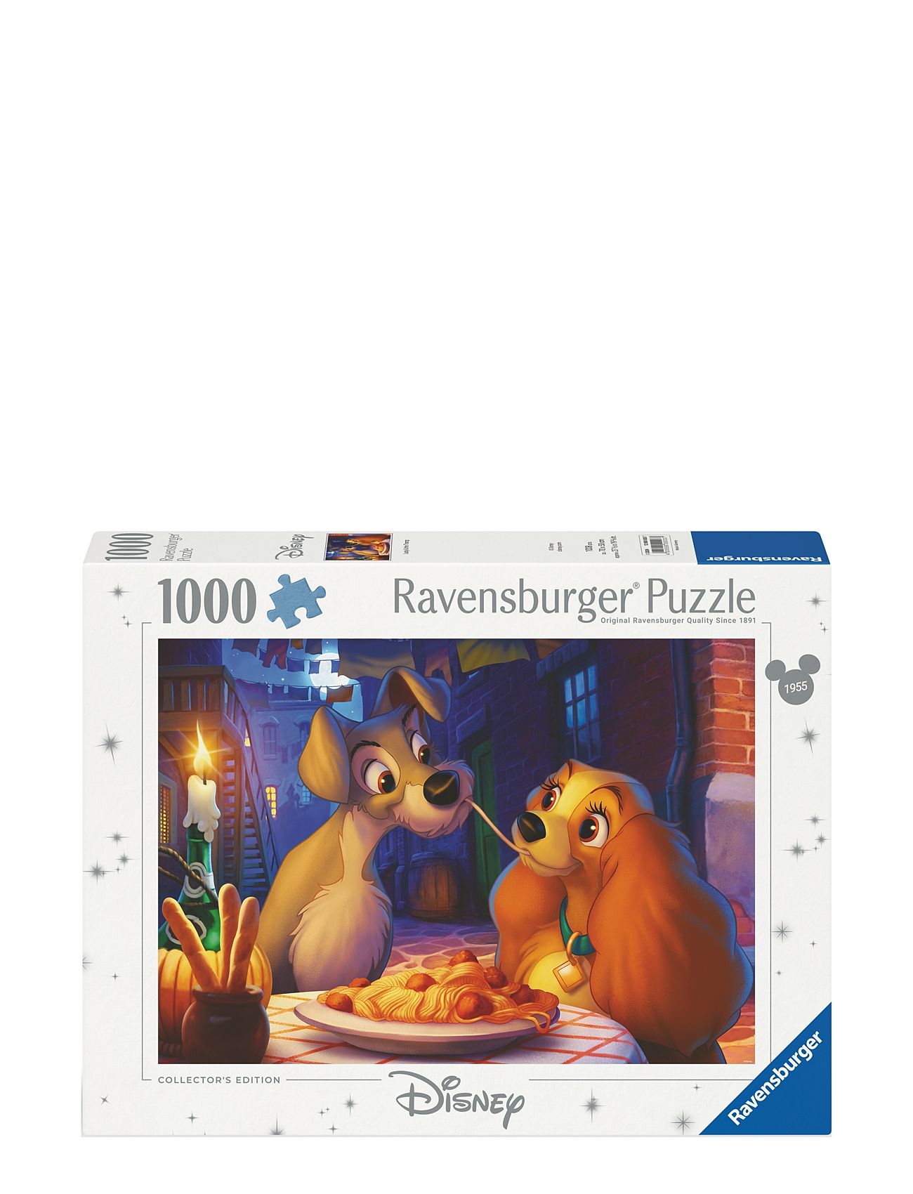 Lady And The Tramp 1000P Toys Puzzles And Games Puzzles Classic Puzzles Multi/patterned Ravensburger