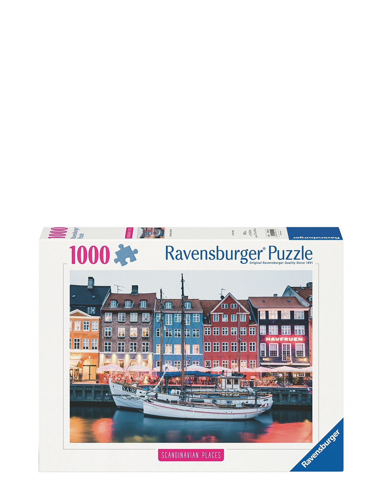 Scandinavian Copenhagen Denmark 1000P Toys Puzzles And Games Puzzles Classic Puzzles Multi/patterned Ravensburger