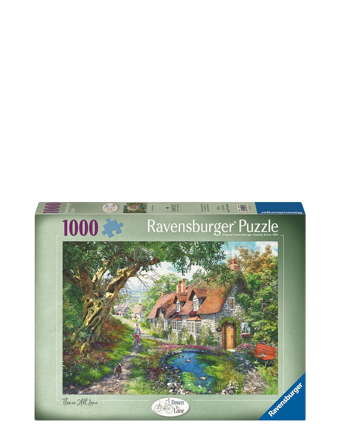Flower Hill Lane 1000P Toys Puzzles And Games Puzzles Classic Puzzles Multi/patterned Ravensburger