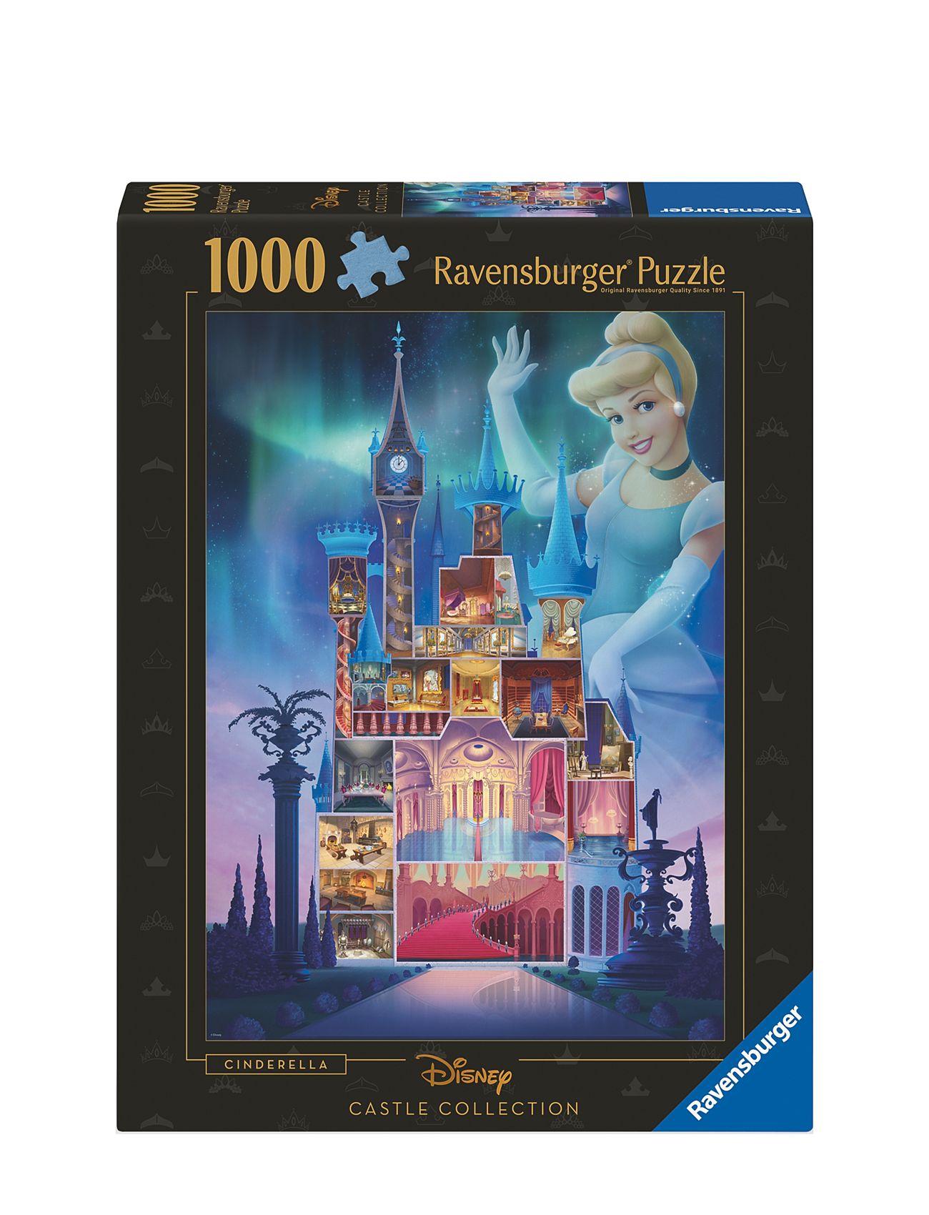 Disney Castles Cinderella 1000P Patterned Ravensburger