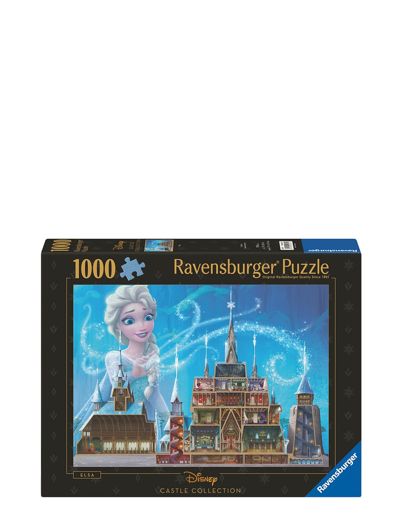 Disney Castles Elsa 1000P Toys Puzzles And Games Puzzles Classic Puzzles Multi/patterned Ravensburger