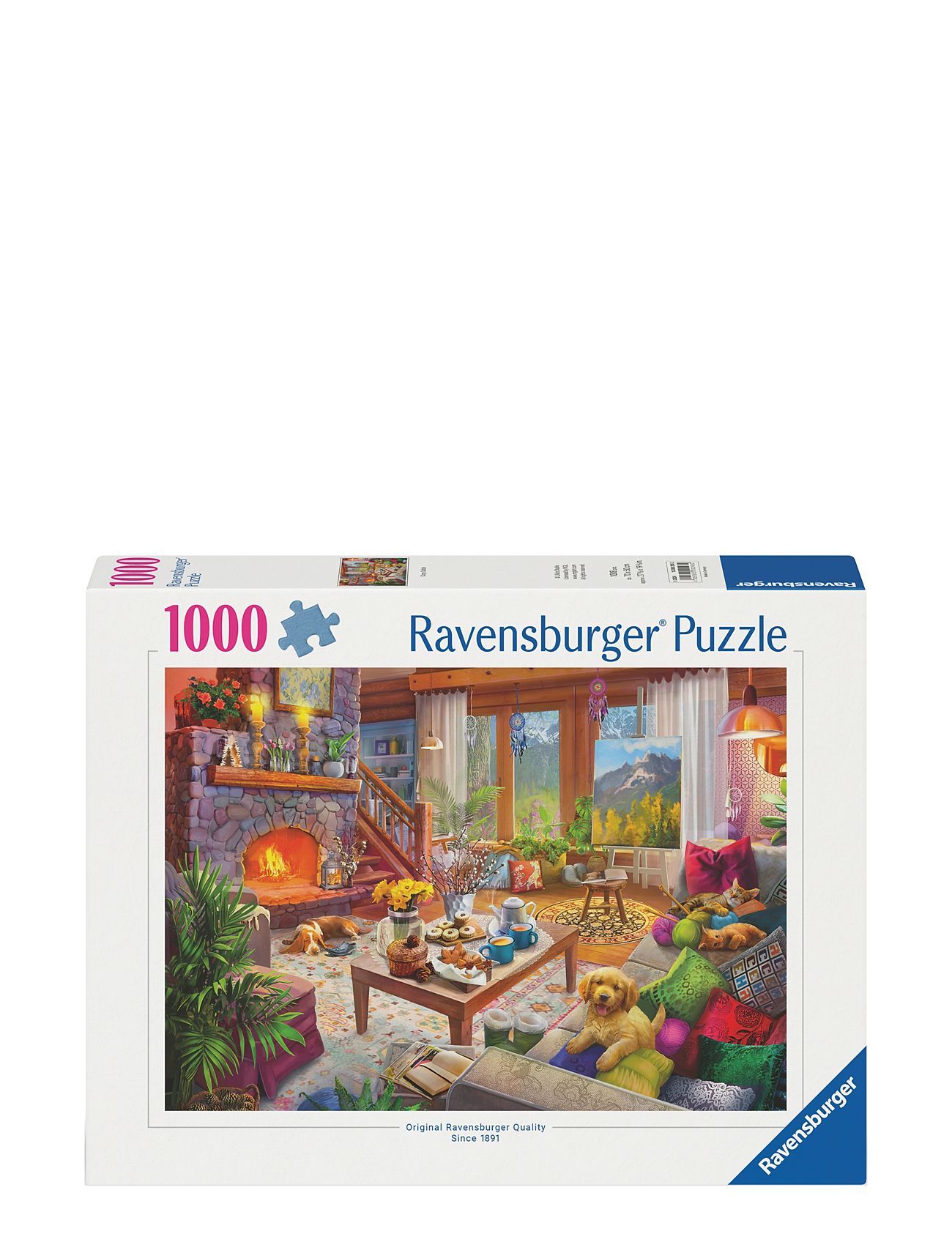 Cozy Cabin 1000P Toys Puzzles And Games Puzzles Classic Puzzles Multi/patterned Ravensburger