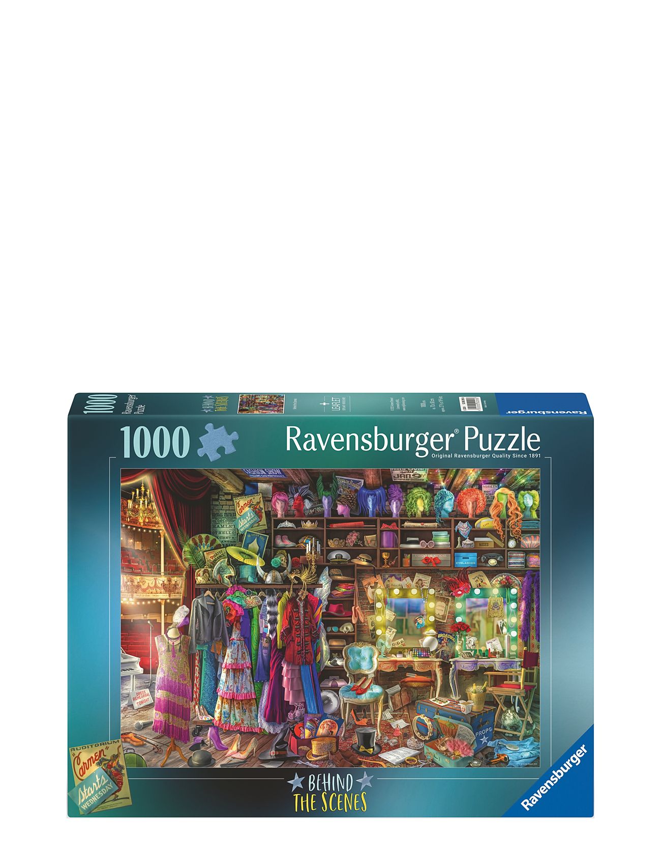 Behind The Scenes 1000P Toys Puzzles And Games Puzzles Classic Puzzles Multi/patterned Ravensburger