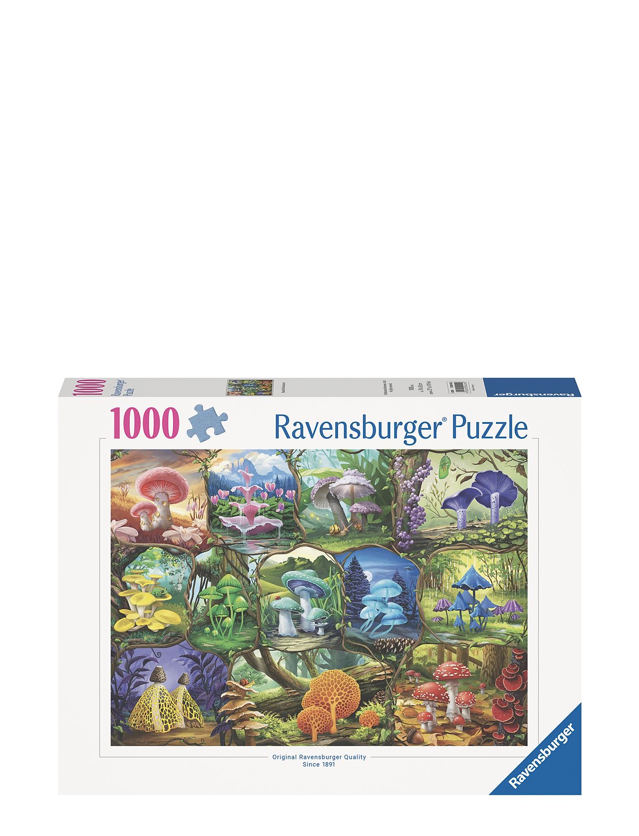 Beautiful Mushrooms 1000P Toys Puzzles And Games Puzzles Classic Puzzles Multi/patterned Ravensburger