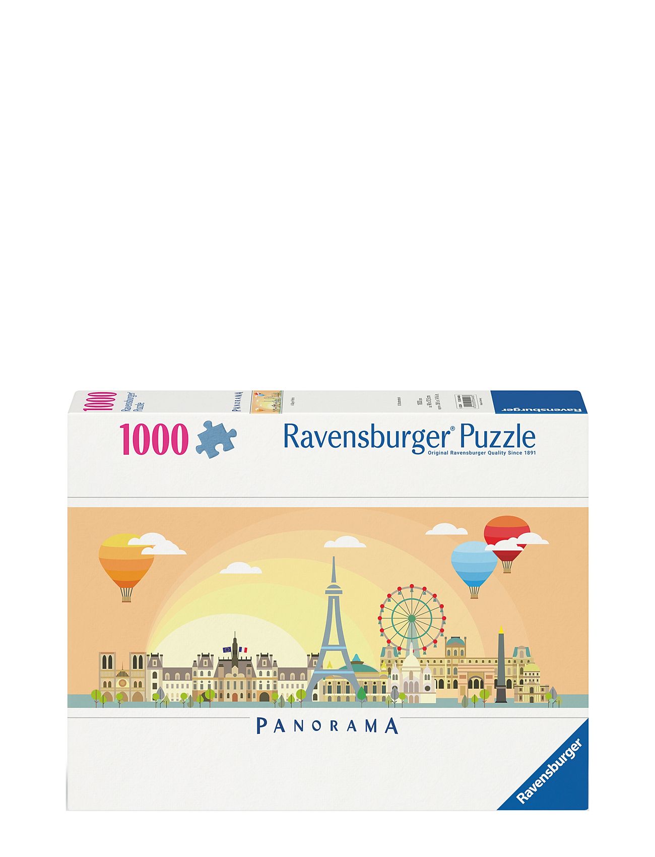 Air Ballon Over Paris 1000P Toys Puzzles And Games Puzzles Classic Puzzles Multi/patterned Ravensburger